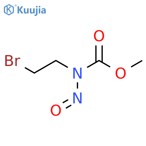 Methyl N-(2-bromoethyl)-N-nitrosocarbamate structure