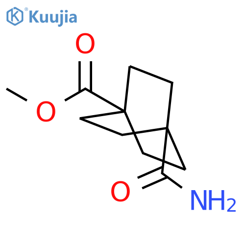 methyl 4-carbamoylbicyclo2.2.2octane-1-carboxylate structure