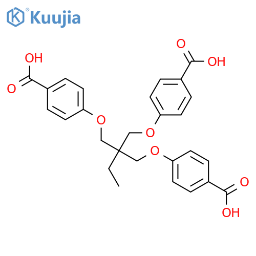 4,4'-[[2-[(4-Carboxyphenoxy)methyl]-2-ethyl-1,3-propanediyl]bis(oxy)]bis-Benzoic acid structure