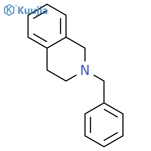 Isoquinoline, 1,2,3,4-tetrahydro-2-(phenylmethyl)- structure