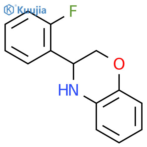 3-(2-Fluorophenyl)-3,4-dihydro-2H-benzo[b][1,4]oxazine structure