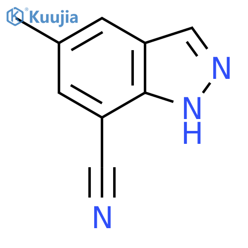 5-Methyl-1H-indazole-7-carbonitrile structure