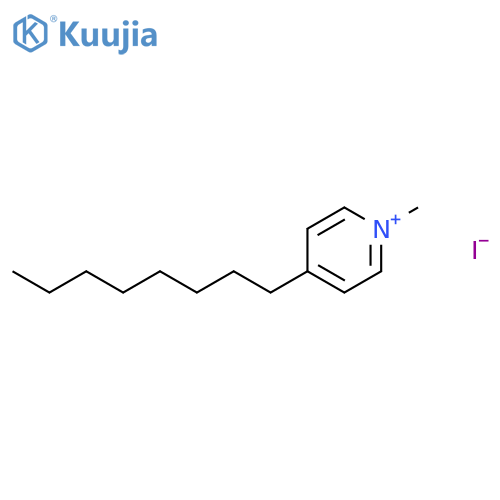 Pyridinium, 1-methyl-4-octyl-, iodide structure