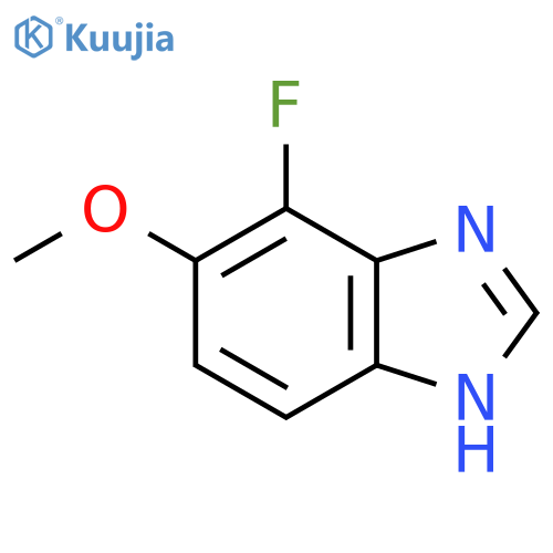 4-Fluoro-5-methoxy-1H-benzimidazole structure