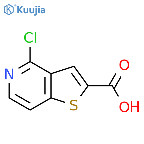 4-Chlorothieno[3,2-c]pyridine-2-carboxylic acid structure