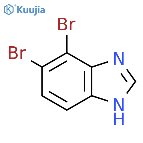 4,5-Dibromo-1H-benzimidazole structure