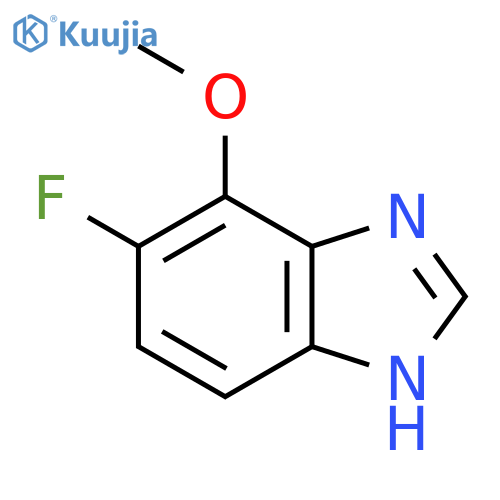 6-Fluoro-7-methoxy-1H-benzimidazole structure