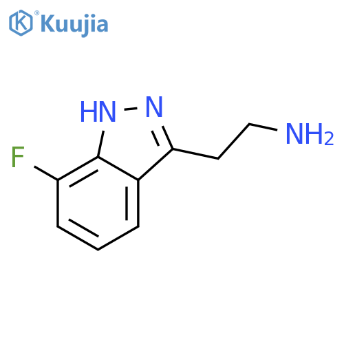 2-(7-Fluoro-1H-indazol-3-yl)ethanamine structure