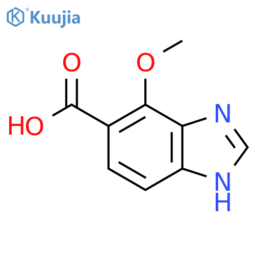 7-Methoxy-1H-benzo[d]imidazole-6-carboxylic acid structure