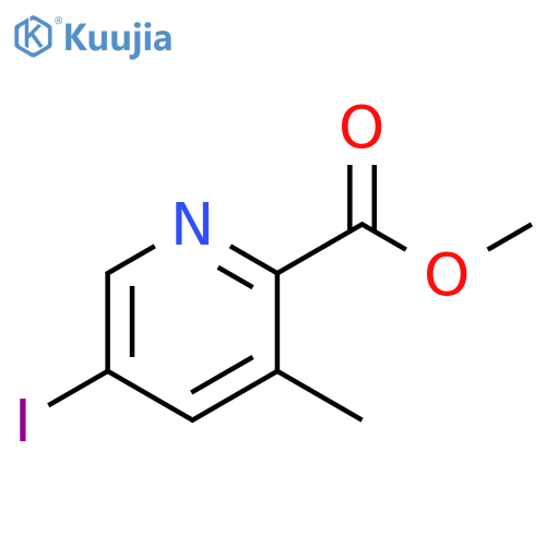 methyl 5-iodo-3-methylpyridine-2-carboxylate structure