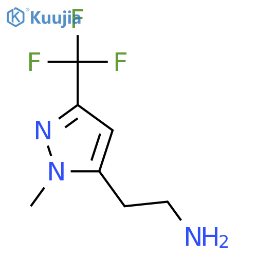 2-(1-methyl-3-(trifluoromethyl)-1H-pyrazol-5-yl)ethan-1-amine structure