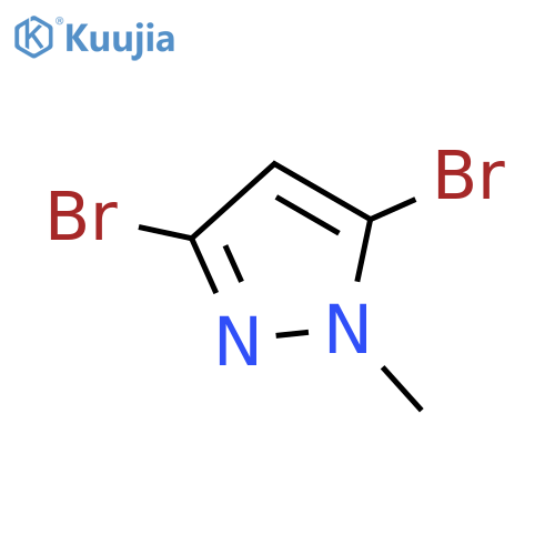 3,5-dibromo-1-methyl-1H-pyrazole structure
