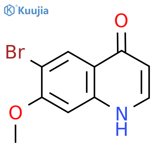 6-Bromo-7-methoxyquinolin-4-ol structure
