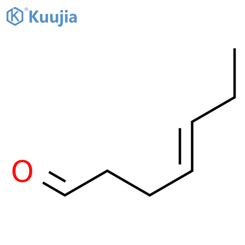 (E)-4-Heptenal structure