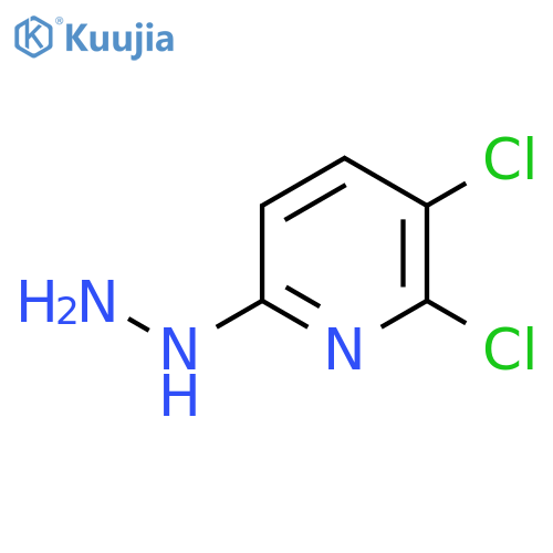 2,3-dichloro-6-hydrazinylpyridine structure