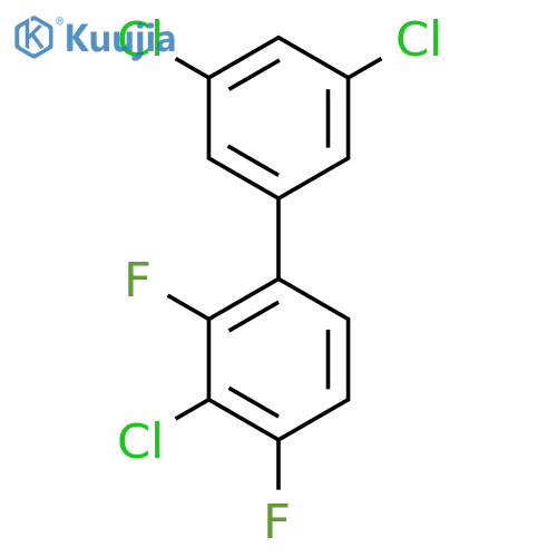 3-Chloro-3',5'-dichloro-2,4-difluoro-biphenyl structure