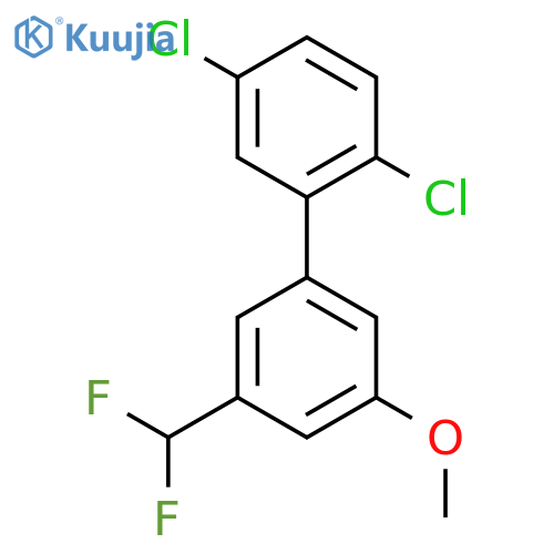 5'-Difluoromethyl-2,5-dichloro-3'-methoxy-biphenyl structure