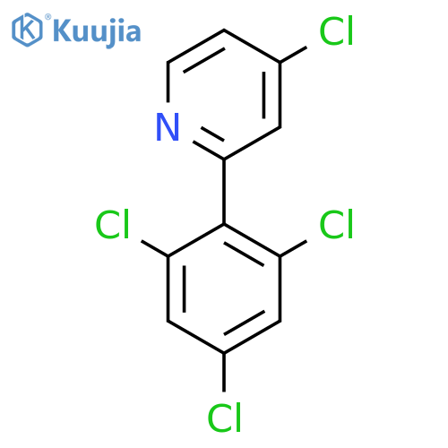 4-Chloro-2-(2,4,6-trichlorophenyl)pyridine structure