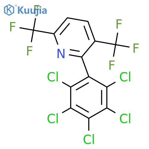 3,6-Bis(trifluoromethyl)-2-(perchlorophenyl)pyridine structure