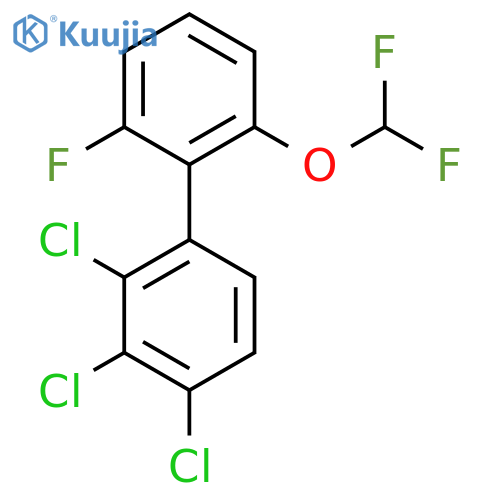 6'-(Difluoromethoxy)-2'-fluoro-2,3,4-trichlorobiphenyl structure