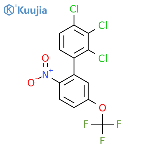 2'-Nitro-2,3,4-trichloro-5'-(trifluoromethoxy)biphenyl structure