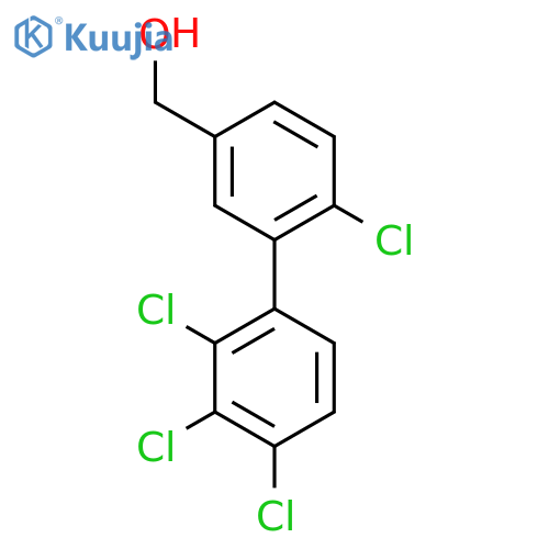 6,2',3',4'-Tetrachlorobiphenyl-3-methanol structure