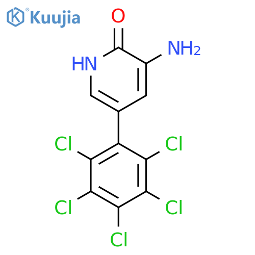3-Amino-2-hydroxy-5-(perchlorophenyl)pyridine structure