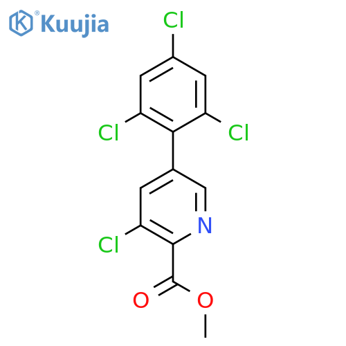 Methyl 3-chloro-5-(2,4,6-trichlorophenyl)picolinate structure