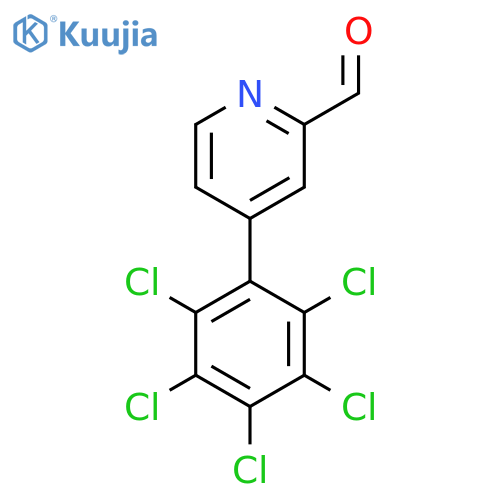 4-(Perchlorophenyl)picolinaldehyde structure