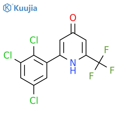 4-Hydroxy-2-(2,3,5-trichlorophenyl)-6-(trifluoromethyl)pyridine structure