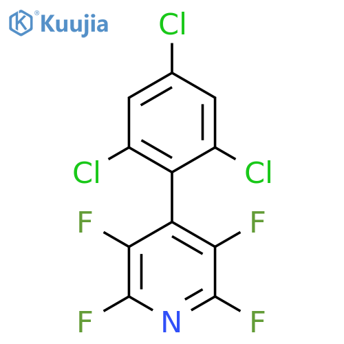 2,3,5,6-Tetrafluoro-4-(2,4,6-trichlorophenyl)pyridine structure