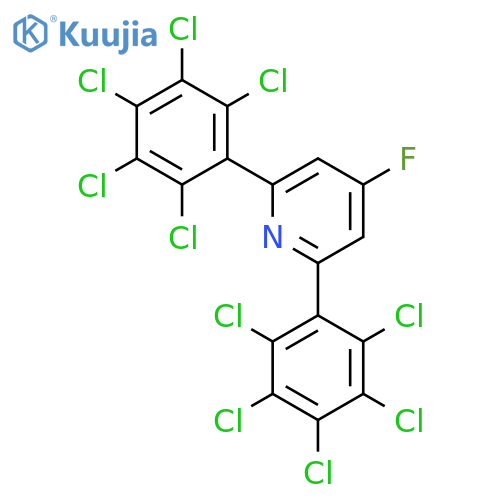 2,6-Bis(perchlorophenyl)-4-fluoropyridine structure