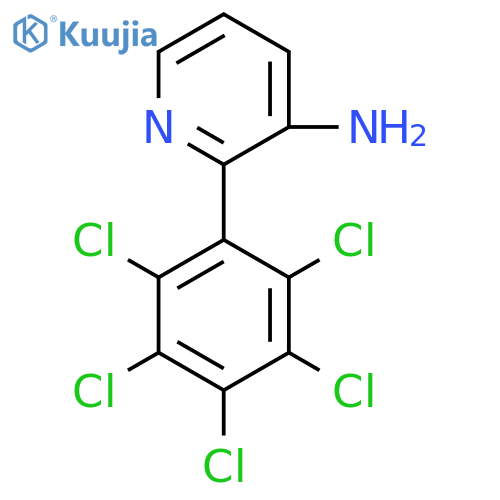 3-Amino-2-(perchlorophenyl)pyridine structure
