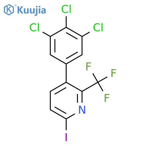 6-Iodo-3-(3,4,5-trichlorophenyl)-2-(trifluoromethyl)pyridine structure
