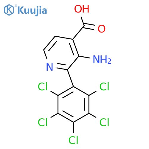 3-Amino-2-(perchlorophenyl)isonicotinic acid structure