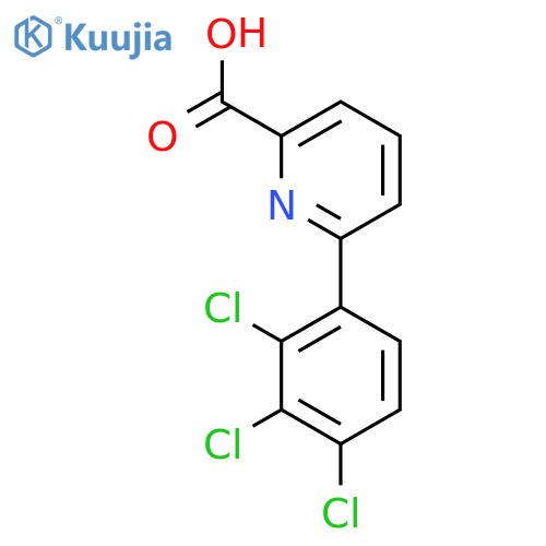 6-(2,3,4-Trichlorophenyl)picolinic acid structure