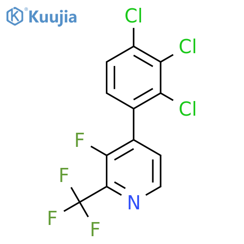 3-Fluoro-4-(2,3,4-trichlorophenyl)-2-(trifluoromethyl)pyridine structure
