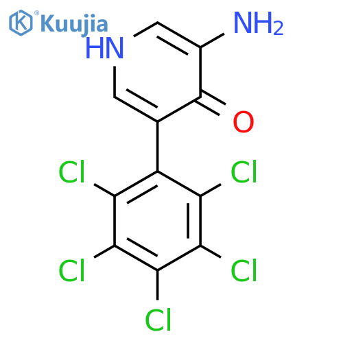 3-Amino-4-hydroxy-5-(perchlorophenyl)pyridine structure