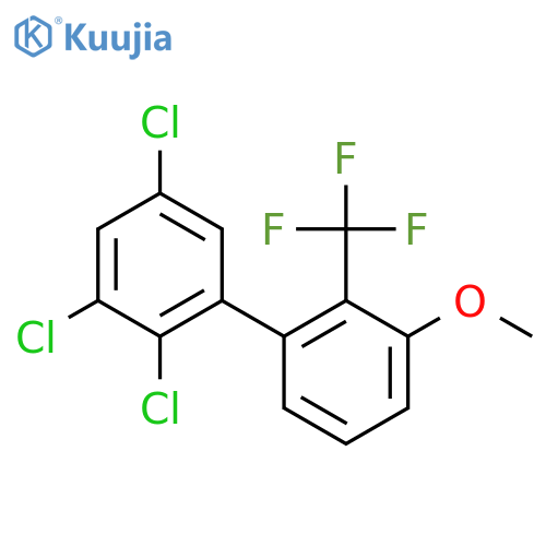 3'-Methoxy-2,3,5-trichloro-2'-(trifluoromethyl)biphenyl structure