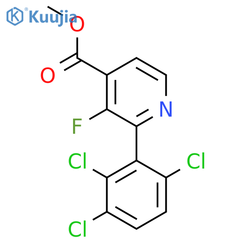 Methyl 3-fluoro-2-(2,3,6-trichlorophenyl)isonicotinate structure