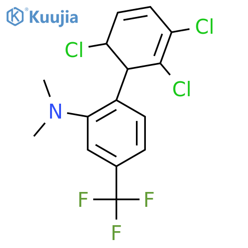 Dimethyl-[2-(2,3,6-trichlorocyclohexa-2,4-dienyl)-5-trifluoromethyl-phenyl]-amine structure