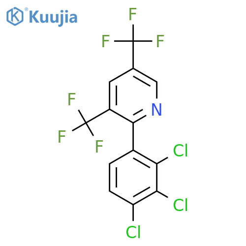 3,5-Bis(trifluoromethyl)-2-(2,3,4-trichlorophenyl)pyridine structure
