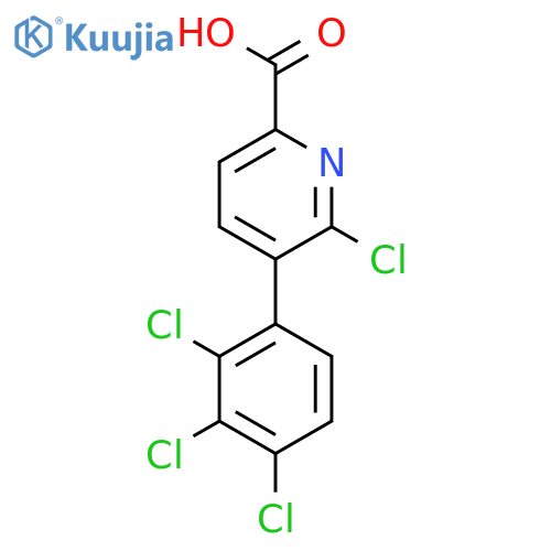 6-Chloro-5-(2,3,4-trichlorophenyl)picolinic acid structure