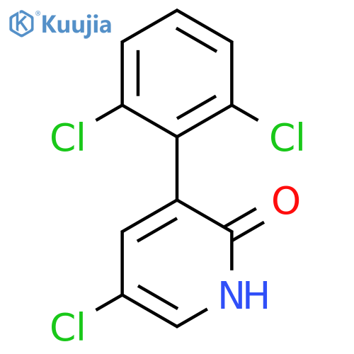 5-Chloro-3-(2,6-dichlorophenyl)-2-hydroxypyridine structure