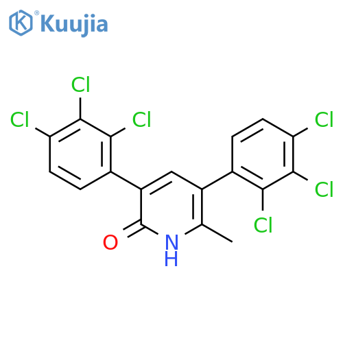 3,5-Bis(2,3,4-trichlorophenyl)-2-hydroxy-6-methylpyridine structure