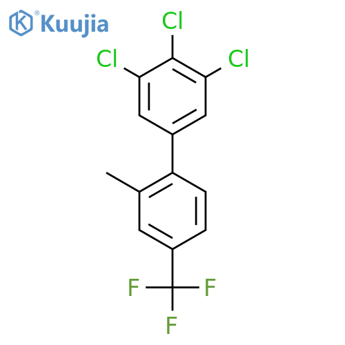 2'-Methyl-3,4,5-trichloro-4'-(trifluoromethyl)biphenyl structure