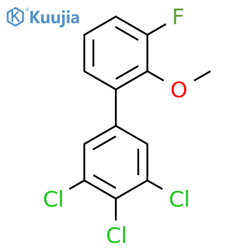 3'-Fluoro-2'-methoxy-3,4,5-trichlorobiphenyl structure