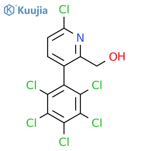 6-Chloro-3-(perchlorophenyl)pyridine-2-methanol structure