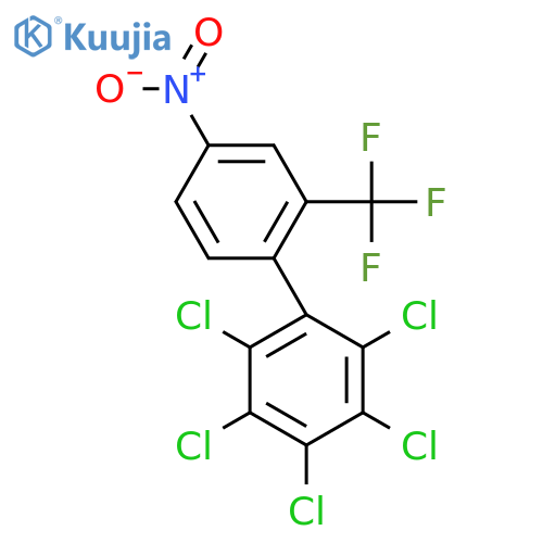 4'-Nitro-2,3,4,5,6-pentachloro-2'-(trifluoromethyl)biphenyl structure