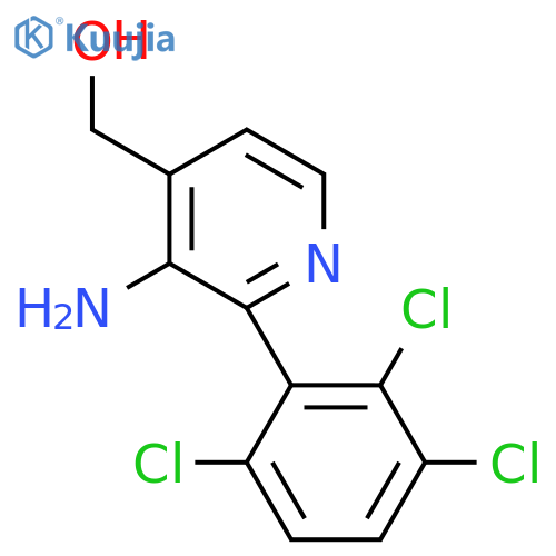 3-Amino-2-(2,3,6-trichlorophenyl)pyridine-4-methanol structure